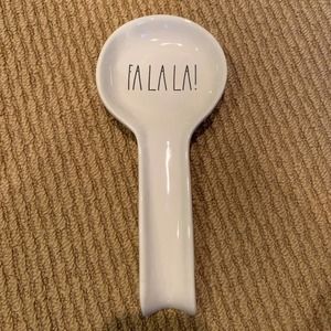 NWT Rae Dunn FALALA! Ceramic Spoon Rest